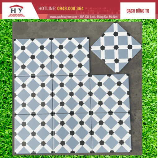 GẠCH BÔNG TRUNG QUỐC 20X20 MÃ DC218