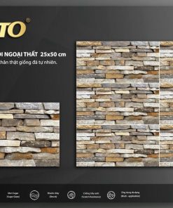 GẠCH THẺ NGOẠI THẤT 25X50 MÃ 1307