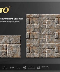 GẠCH THẺ NGOẠI THẤT 25X50 MÃ 1308