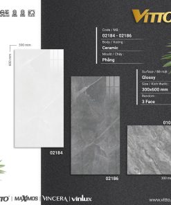 GẠCH ỐP LÁT VITTO 30X60 MÃ 021184-021186-01087