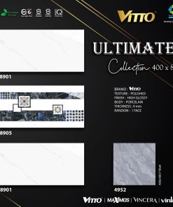 GẠCH ỐP LÁT VITTO 40X80 MÃ 8901-8905