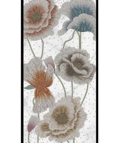 Gạch tranh trang trí 60x120 hiệu ứng mosaic