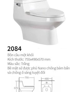BỒN CẦU 1 KHỐI KOLNI A2084