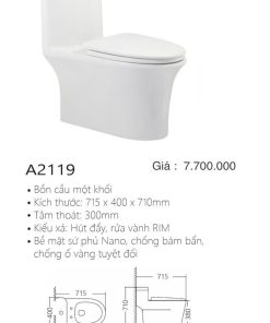 BỒN CẦU 1 KHỐI KOLNI A2119