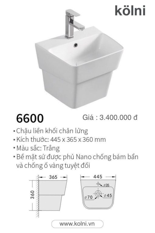 chau treo kolni 6600