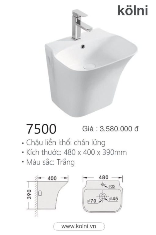 chau treo kolni 7500