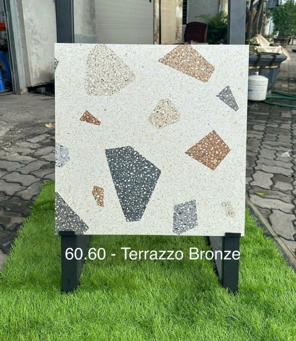 gach an 60x60 TERRAZZO BRONZE