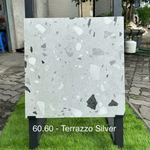 gach an 60x60 TERRAZZO SILVER