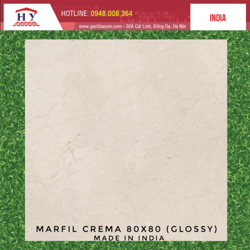 gach an 80x80 MARFIL CREMA
