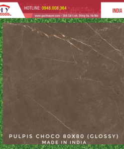 GẠCH NHẬP KHẨU ẤN ĐỘ 80X80 MÃ PULPIS CHOCO