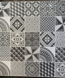 GẠCH ỐP LÁT TASA 80x80 BÔNG RỐI MÀU GHI 8967
