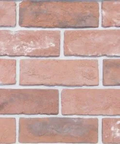 GẠCH GIẢ CỔ ĐỎ ĐẬM HY007