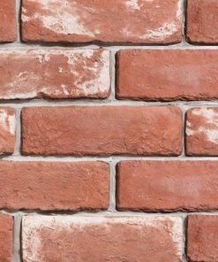 GẠCH GIẢ CỔ ĐỎ TƯƠI HY010