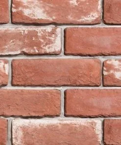 GẠCH GIẢ CỔ ĐỎ TƯƠI HY010