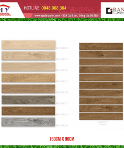 GẠCH GIẢ GỖ VIGLACERA 15X90CM MÃ 0001