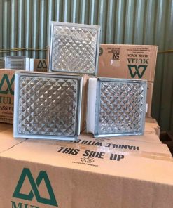 GẠCH KÍNH LẤY SÁNG INDONESIA 19X19X8CM KIM CƯƠNG NHỎ