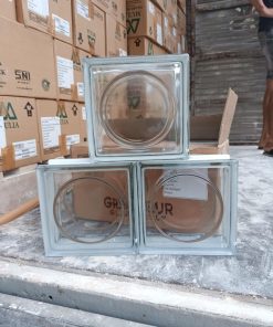 GẠCH KÍNH LẤY SÁNG INDONESIA 19X19X8CM MẶT TRỜI