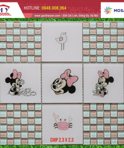 GẠCH MOSAIC KÍNH 23X23MM MÃ DISNEY03
