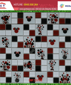GẠCH MOSAIC KÍNH 23X23MM MÃ DISNEY38