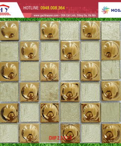 GẠCH MOSAIC KÍNH 23X23MM MÃ GPLV01