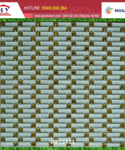 GẠCH MOSAIC KÍNH 23X23MM MÃ M4
