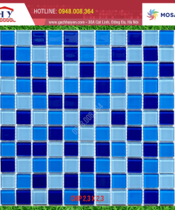 GẠCH MOSAIC KÍNH 23X23MM MÃ MH2518