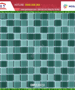 GẠCH MOSAIC KÍNH 23X23MM MÃ MH2533