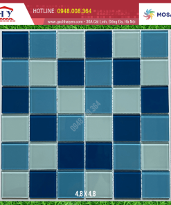 GẠCH MOSAIC KÍNH 23X23MM MÃ MH4821