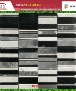 GẠCH MOSAIC VỈ ĐÁ 23X23MM MÃ MS012