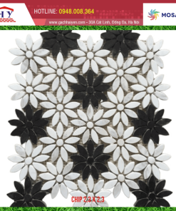 GẠCH MOSAIC VỈ ĐÁ 23X23MM MÃ MS018
