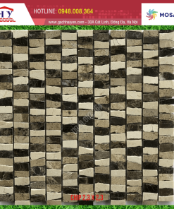 GẠCH MOSAIC VỈ ĐÁ 23X23MM MÃ MS024