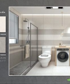 GẠCH ỐP LÁT 30x60 TASA MÀU GHI SÁNG 5233-5234