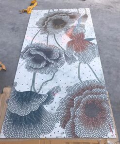 Gạch tranh 60x120 hiệu ứng mosaic