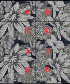 Gạch tranh trang trí 60x120 hiệu ứng mosaic