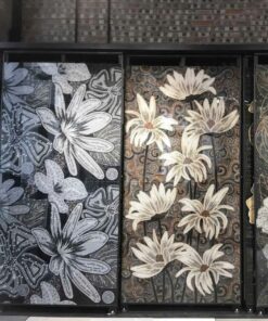 Gạch tranh trang trí 60x120 hiệu ứng mosaic