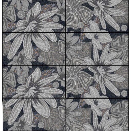 Gạch tranh trang trí 60x120 hiệu ứng mosaic