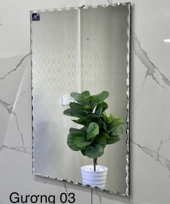 GƯƠNG HÌNH CHỮ NHẬT BO VIỀN