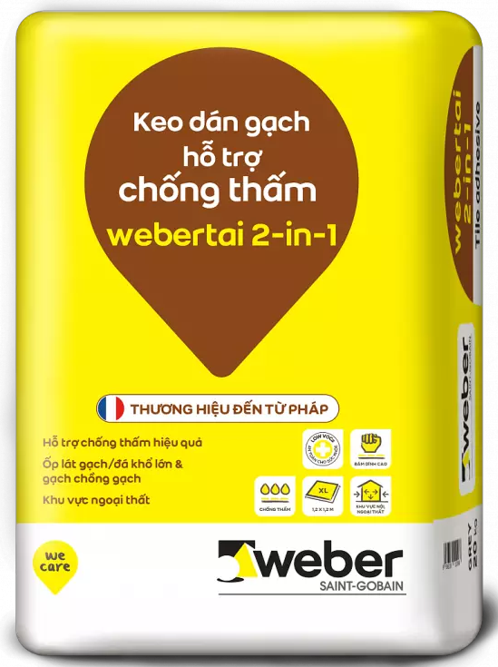 keo dán gạch webertai 2 in 1