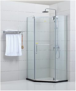 VÁCH KÍNH NHÀ TẮM MÀU CHROME FENDI FIV-1X3 (1000x1000x1900mm)