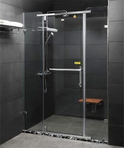 VÁCH KÍNH NHÀ TẮM MÀU CHROME FENDI FDP-1X3 (1300x2000)