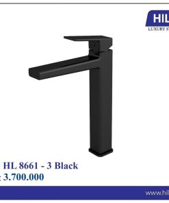 Vòi Chậu Lavabo HILUX HL8661-3-BLACK