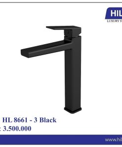 VÒI CHẬU LAVABO HILUX HL8661-3-BLACK