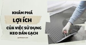 Lợi ích của keo dán gạch