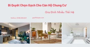 Chọn gạch cho căn hộ chung cư gia đình nhiều thế hệ