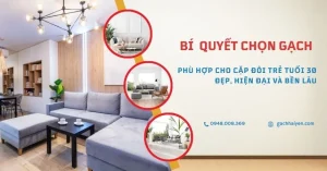 Chọn gạch cho gia đình trẻ