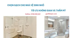 Chọn Gạch Cho Nhà Vệ Sinh Nhỏ