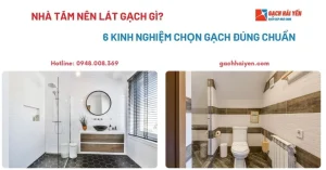 Nhà tắm nên lát gạch gì
