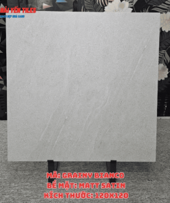 Gạch Ấn Độ 120x120 Mã Grainy Bianco