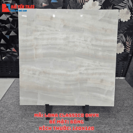 Gạch Ấn Độ 120x120 Mã Lona Classico Onyx
