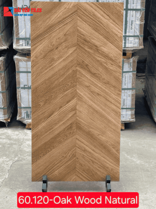 Gạch Vân Gỗ Ấn Độ 60x120 Mã Oak Wood Natural